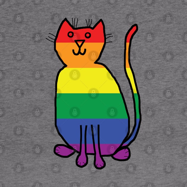 Small Pride Cat by ellenhenryart